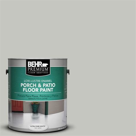 Behr Premium 1 Gal Ppu24 16 Titanium Low Lustre Enamel Interior