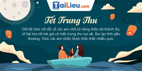 Lời chúc tết trung thu - Thư chúc, thiệp chúc trung thu hay nhất