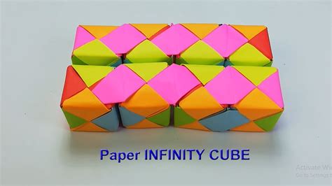 How To Make Paper INFINITY CUBE L Paper INFINITY CUBE Easy Do At Home L