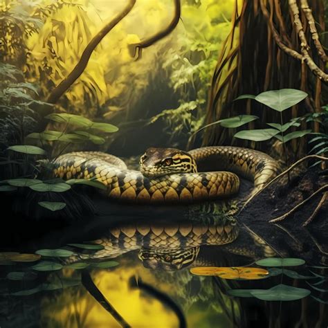 Tiger Snake Habitats. 21752973 Stock Photo at Vecteezy