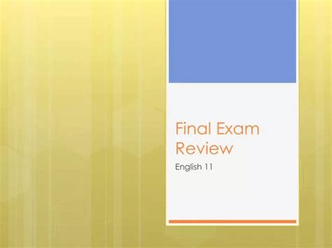 Ppt Final Exam Review Powerpoint Presentation Free Download Id2223171