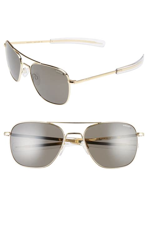 Randolph Engineering 58mm Polarized Aviator Sunglasses | Nordstrom