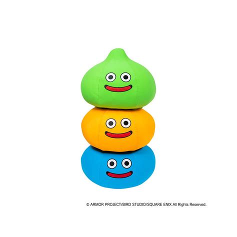 Cushion Set Slime Tower Dragon Quest Smile Slime Meccha Japan