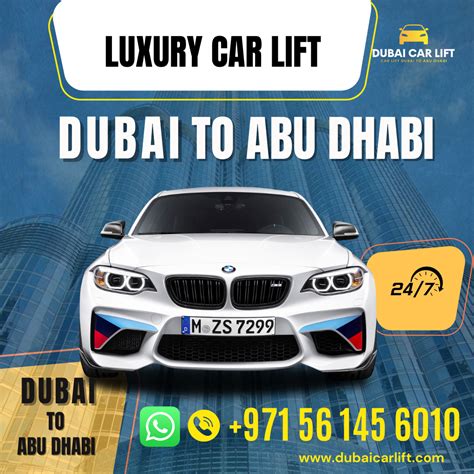 Car Lift Dubai To Abu Dhabi Carlift Carpool Service