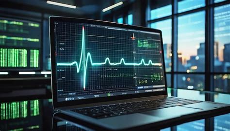 Premium Photo Digitally Generated Pulse Trace Analyzing Healthcare Data For Efficient Growth