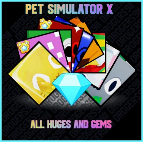 PET SIMULATOR X Pet Sim X Psx All Huge Pets Gems Cheapest Fast