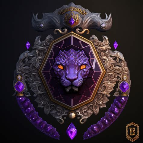 Midjourney Prompt Intircate Filigree Icon With Amethyst Prompthero