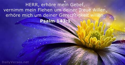 24 August 2019 Bibelvers Des Tages Psalm 143 1 DailyVerses Net