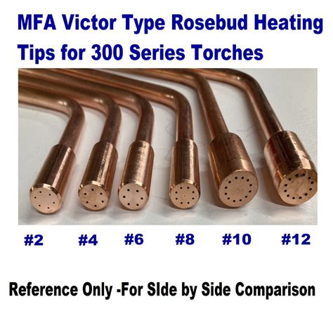 Mfa Heating Nozzle Tip Rosebud For Victorvictor Type 300 Series 8