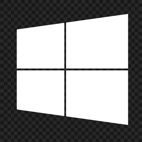 PNG Windows 10 White Logo Icon | Citypng