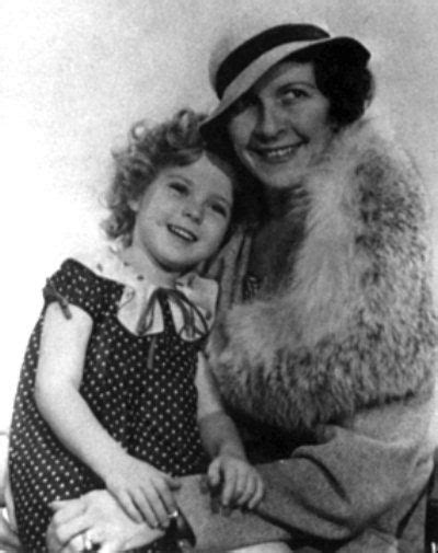 Shirley Temple And Her Mother 1933 Her Fifth Birthday Shirley