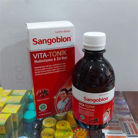 Jual Sangobion Vita Tonik Sirup 250 Ml Vitamin Dan Zat Besi Jakarta