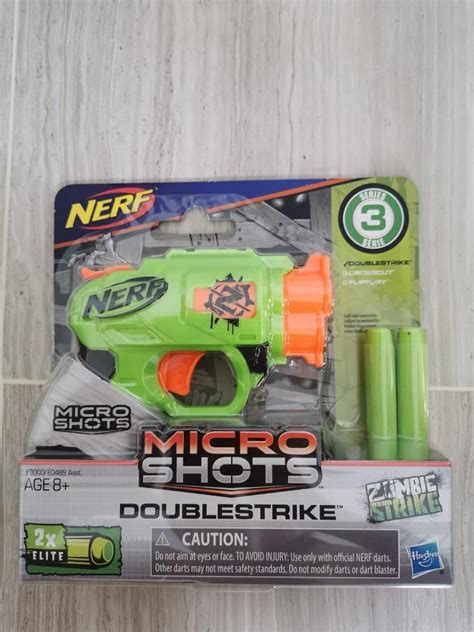 Nerf Micro Shots Doublestrike Hobbies And Toys Toys And Games On Carousell