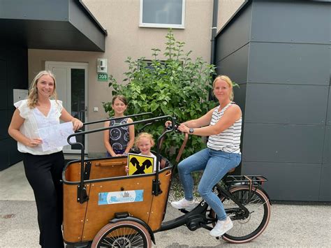 Hafnerbach Bezirk St P Lten Hilfe Ein Lastenfahrrad F R Ronja St