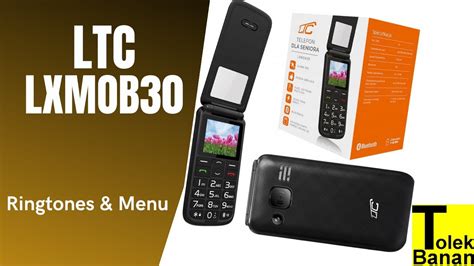 LTC MOB30 Unboxing Menu Ringtones Dzwonki Telefon Dla Seniora