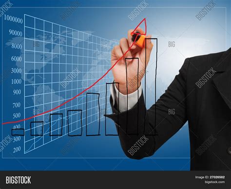 Hand Showing Graph Image & Photo (Free Trial) | Bigstock