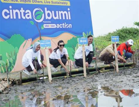 Blibli Tiket ACTION Lakukan Penanaman 4 Ribu Bibit Mangrove