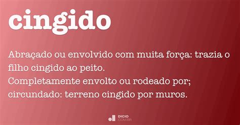 O Que Significa Cingido