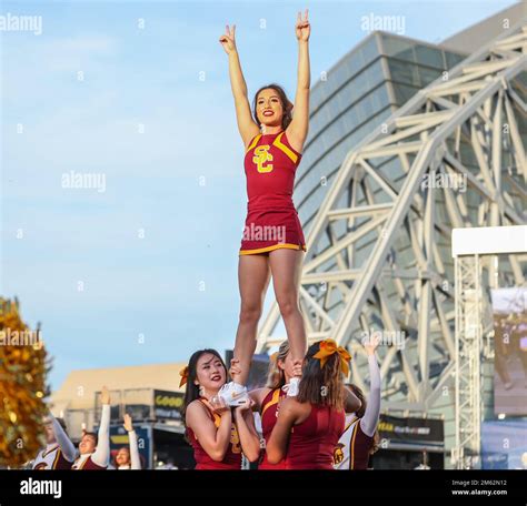 January 1 2023 The USC Cheerleaders Perform During The 2023 Goodyear