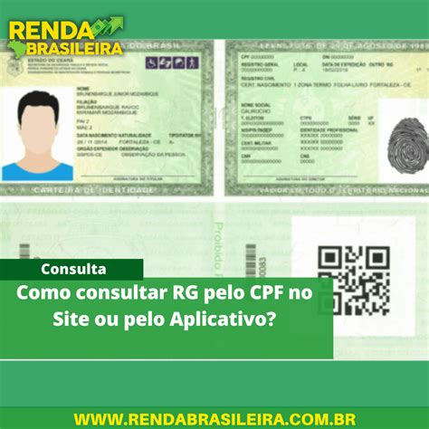 Como Consultar RG Pelo CPF No Site Ou Pelo Aplicativo Explore O