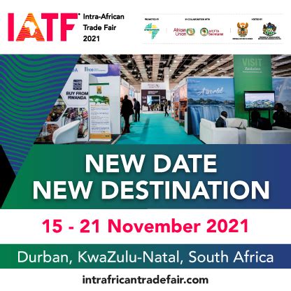 Durban Announced As The New Host Of Intra African Trade Fair IATF2021