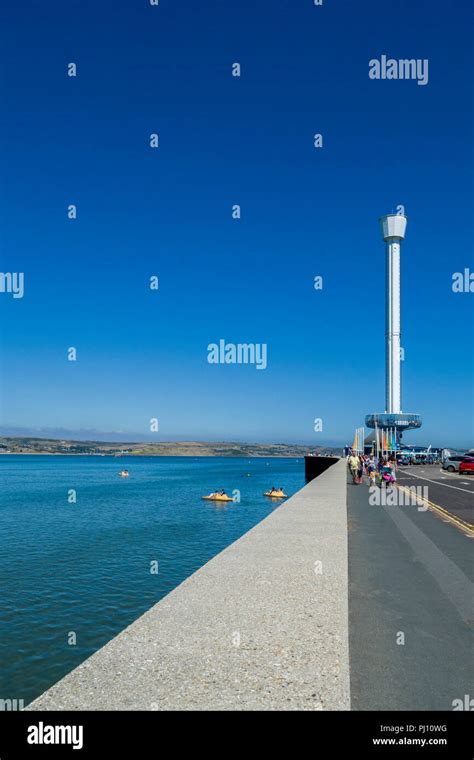 Jurassic Skyline Observation Tower Overlooking Weymouth Bay And The Jurassic Coast Weymouth