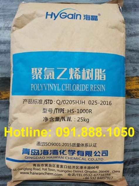 Bán PVC Resin HS 1000R China 25kg bao Nhattamchem