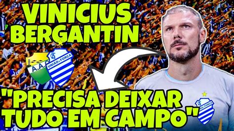 MELHORES MOMENTOS DA APRESENTAÇÃO DE VINICIUS BERGANTIN NOVO TÉCNICO