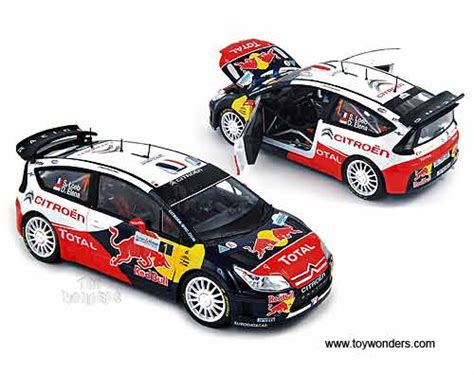 WinnerRallyed Alsace2010Loeb Elena Citroen C4 WRC Race Car 1 By Norev