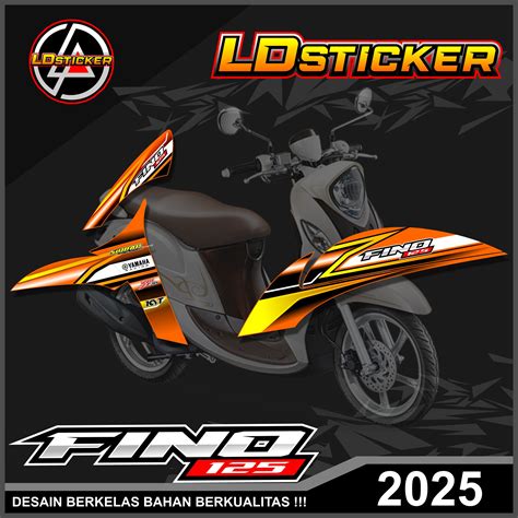 2025 Stripng Yamaha Fino 125 Sticker Fino 125 Stiker Fino 125 Variasi