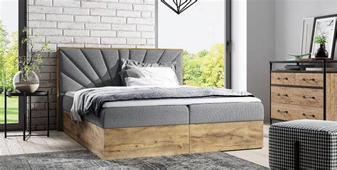 Boxspringbett Wood Vii X Hotelbett Mit Zwei Bettkasten