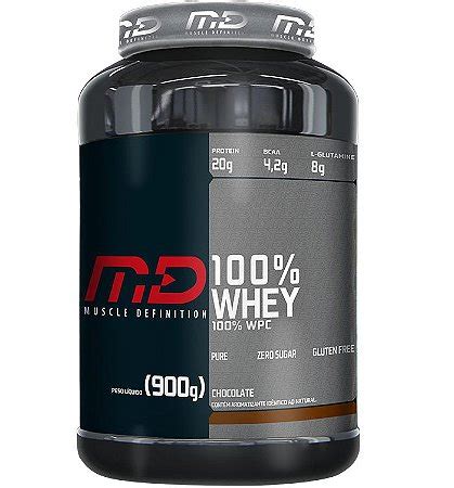 100 Whey Protein 900g MD Muscle Definition Nutricentral