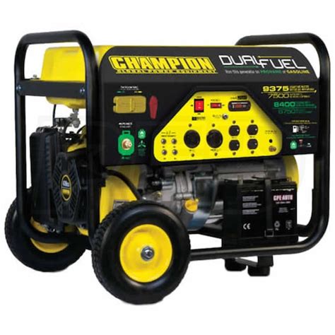 Champion Dual Fuel Generator 4750 Manual