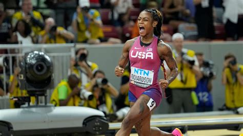 Shacarri Richardson Caps Comeback By Winning 100 Meter Title At Worlds