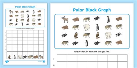 Polar Block Graph Activity Worksheet Teacher Made Twinkl