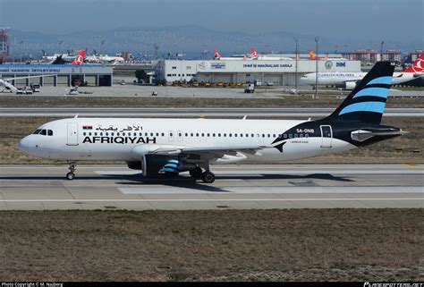 5A ONB Afriqiyah Airways Airbus A320 214 Photo By G Najberg ID