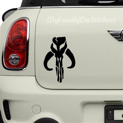 Star Wars Mandalorians Decal Mandalorians Sticker Etsy