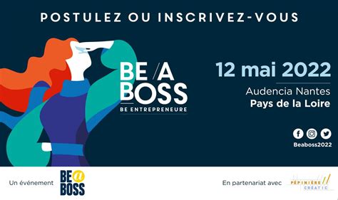 Be a boss Pépinière Créatic Twitter Nantes Métropole Aménagement