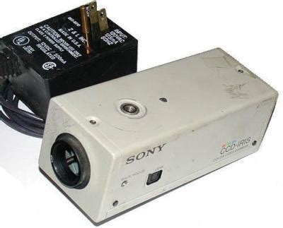 Sony Ccd Color Video Camera Model Ssc C W Power Sup