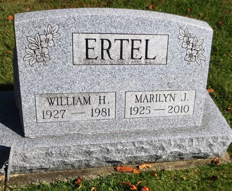 Marilyn J Hess Ertel 1925 2010 Mémorial Find a Grave