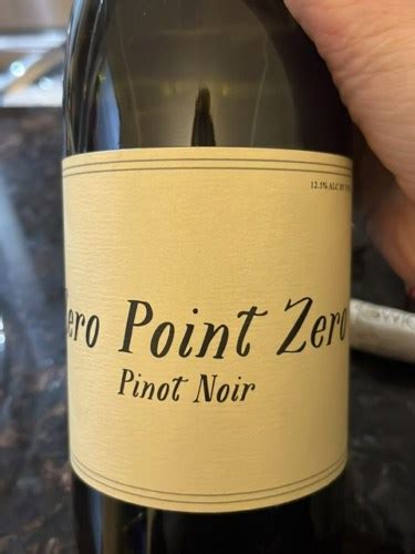 Swick Wines Zero Point Zero Pinot Noir Vivino United States