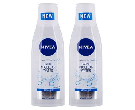 2 X Nivea Daily Essentials Caring Micellar Water 3 In 1 Cleanser 200ml