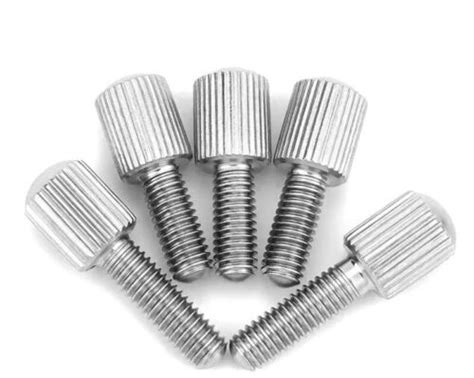 304 Stainless Steel Knurled Screws With Small Head M2 M2 5 M3 M4 M5 M6