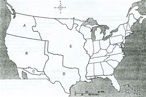 Westward Expansion Blank Map