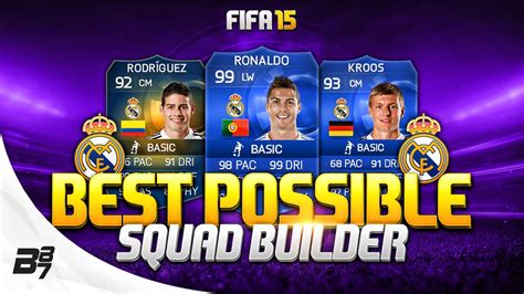 Fifa Best Possible Real Madrid Squad Builder W Toty Ronaldo And