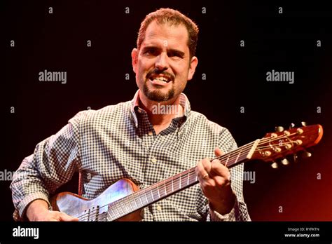 Jazz guitar player Charlie Hunter, playing live in concert Stock Photo ...