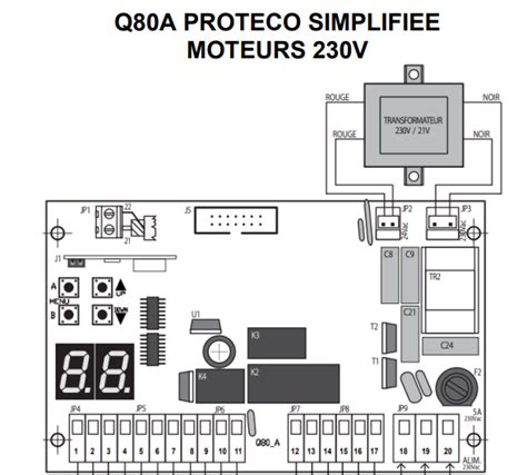 P104 Q80A Notice SIMPLIFIEE Automatismes De Portails Proteco