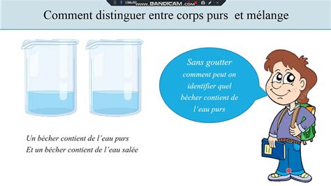 Video 1 Identification D Un Corps Purs Et Un Melange YouTube