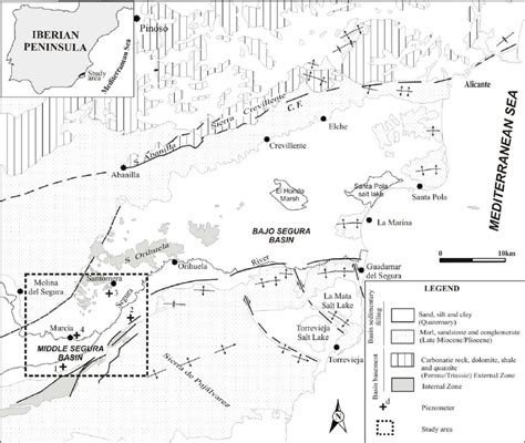 Geological Setting Of The Vega Baja And Media Of The Segura River Basin