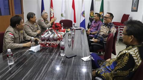ptp menerima kunjungan tssi pp polri  rangka perkuat sinergitas